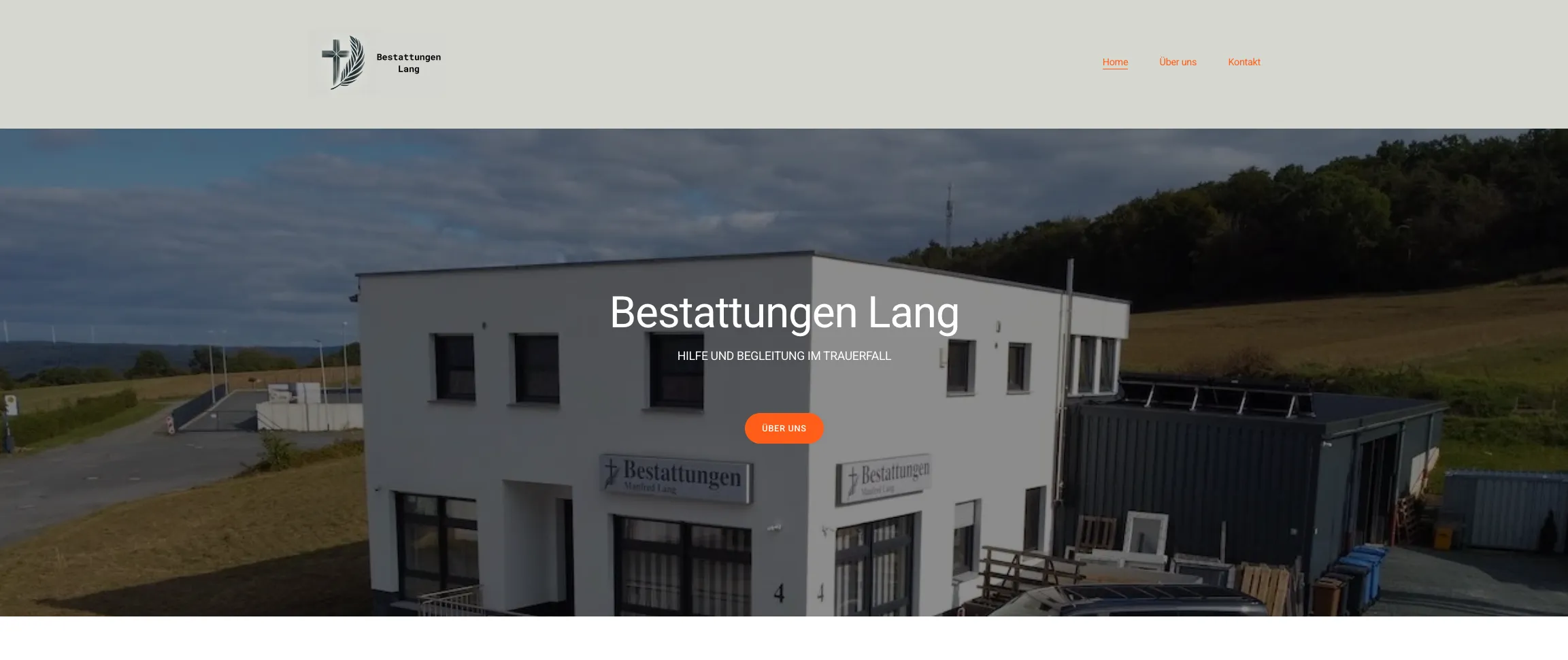 Bestattungen Lang Startseiten-Hero